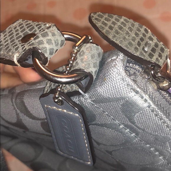 coach crossbody gray bag - Picture 4 of 5